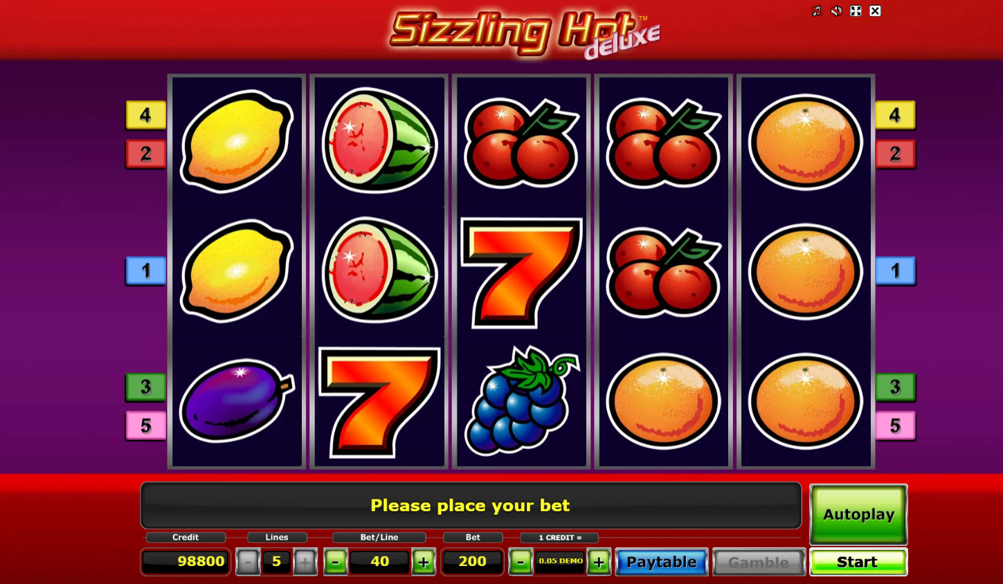 Sizzling Hot Deluxe slide 3
